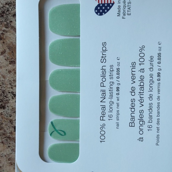 Color Street Take Care Mint Green Nail Strips - Picture 1 of 5